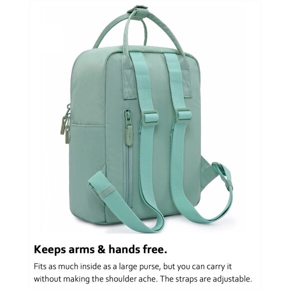 4459 BESTIE+ Mini Backpack Purse Small Bag with Multiple Pockets, Little